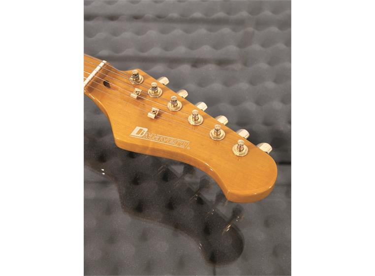 DIMAVERY ST-303 E-Guitar, amber